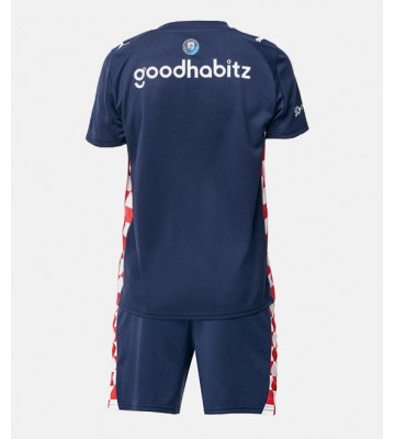 PSV Eindhoven Udebanetrøje Børn 2025-26 Kortærmet (+ Korte bukser)